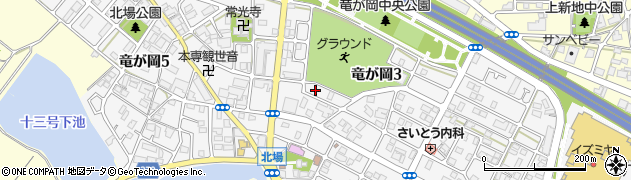 兵庫県神戸市西区竜が岡周辺の地図
