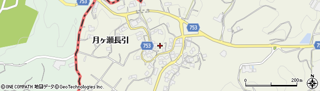 奈良県奈良市月ヶ瀬長引267周辺の地図