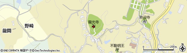 大阪府大東市龍間1455周辺の地図