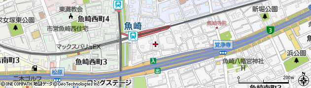 兵庫県神戸市東灘区魚崎南町8丁目周辺の地図