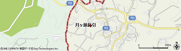 奈良県奈良市月ヶ瀬長引周辺の地図