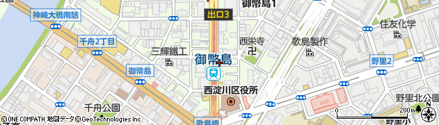 エイシン警備株式会社　西淀川営業所周辺の地図