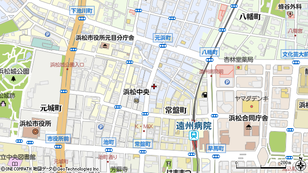 〒430-0943 静岡県浜松市中央区北田町の地図
