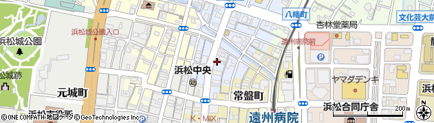 静岡県浜松市中央区北田町周辺の地図