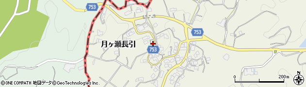 奈良県奈良市月ヶ瀬長引258周辺の地図