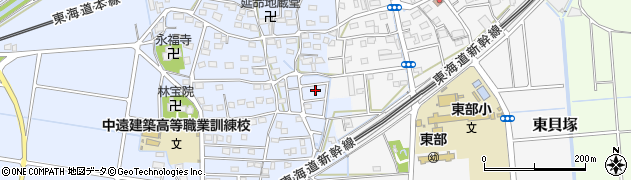 静岡県磐田市西貝塚1462周辺の地図