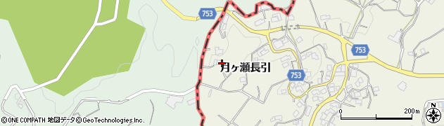 奈良県奈良市月ヶ瀬長引196周辺の地図