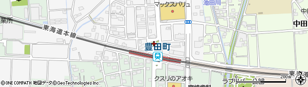 豊田駅前周辺の地図
