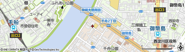 株式会社大阪産地直送センター周辺の地図