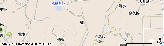 愛知県知多郡南知多町豊浜橘周辺の地図