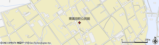 東高田町公民館周辺の地図