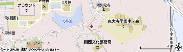 奈良県奈良市山陵町2183周辺の地図