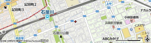 セブンイレブン神戸御影石町２丁目店周辺の地図