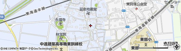 静岡県磐田市西貝塚1534周辺の地図