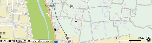 三重県伊賀市沖732周辺の地図