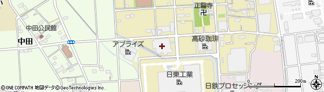 静岡県磐田市下万能678周辺の地図