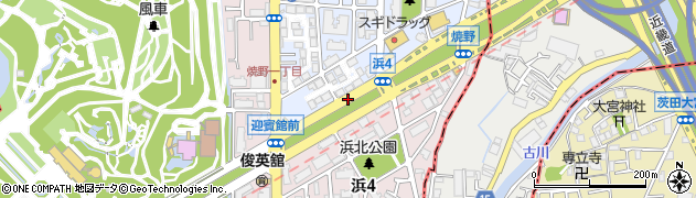 株式会社一条工務店　大阪花博展示場周辺の地図
