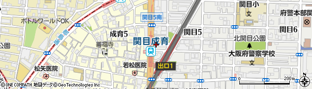 スクーデリア関目駅前周辺の地図