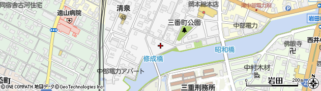 三重県津市南丸之内2周辺の地図