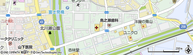 ファッションセンターしまむら磐田店周辺の地図
