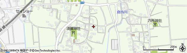 静岡県磐田市鎌田周辺の地図