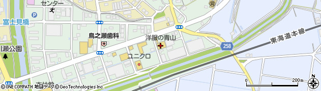 洋服の青山磐田店周辺の地図