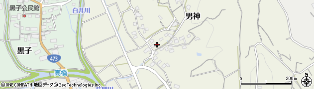 静岡県牧之原市男神612周辺の地図