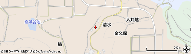 愛知県南知多町（知多郡）豊浜（清水）周辺の地図