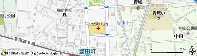 フリーチケット磐田豊田店周辺の地図