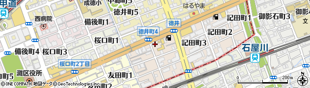 ラビット神戸灘店周辺の地図