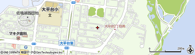 静岡県浜松市西区大平台周辺の地図