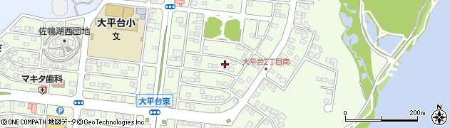 静岡県浜松市中央区大平台周辺の地図