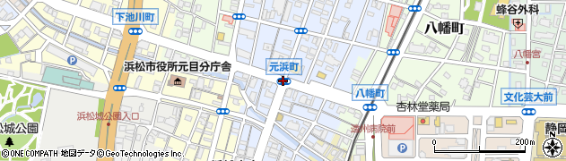 元浜町周辺の地図