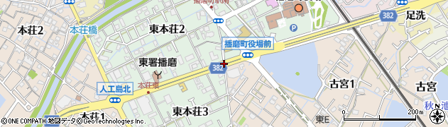 東本荘周辺の地図