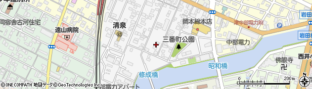 三重県津市南丸之内13-47周辺の地図