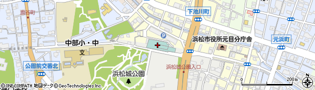 ホテルコンコルド浜松　フロント周辺の地図