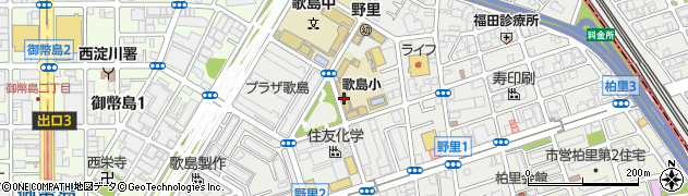 大阪市立歌島小学校周辺の地図