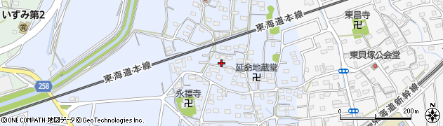 静岡県磐田市西貝塚1662周辺の地図