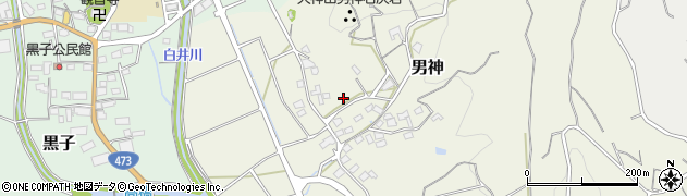 静岡県牧之原市男神626周辺の地図