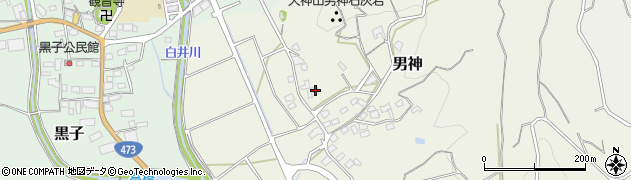 静岡県牧之原市男神624周辺の地図