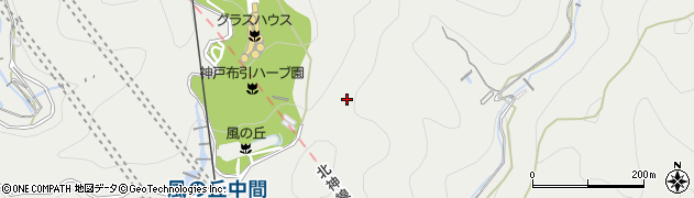 兵庫県神戸市中央区葺合町（教ノ尾）周辺の地図