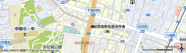 株式会社トヨタレンタリース浜松　元城店周辺の地図