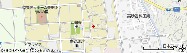 静岡県磐田市下万能332周辺の地図