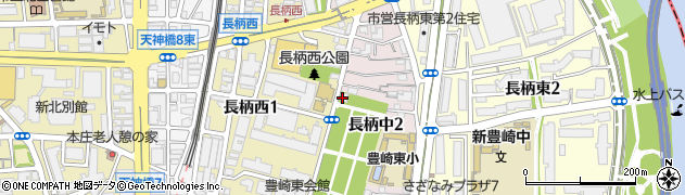 大阪市設　北霊園周辺の地図