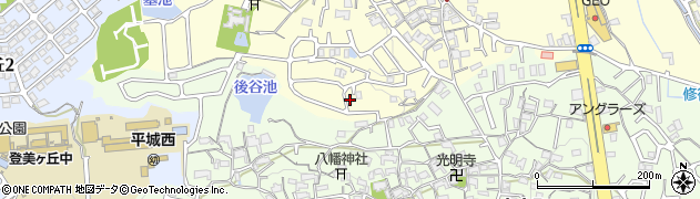 奈良県奈良市押熊町26周辺の地図