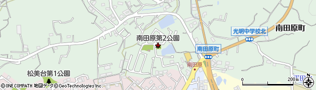 南田原第２公園周辺の地図