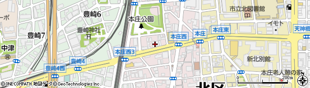 ニプロ株式会社　本社周辺の地図