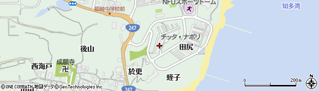 愛知県知多郡南知多町片名浜山1-37周辺の地図
