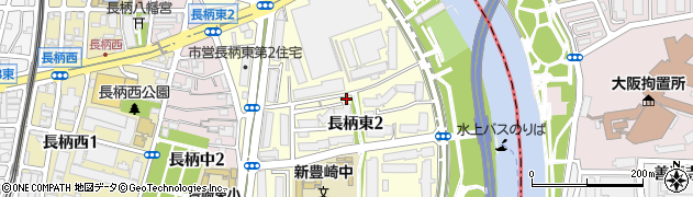 大阪府大阪市北区長柄東周辺の地図