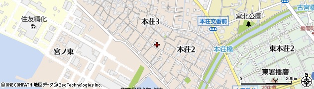 神吉理容所周辺の地図